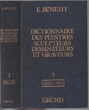 Bild des Verkufers fr Dictionnaire Critique et Documentaire des Peintres Sculpteurs Dessinateurs et Graveurs n 3 zum Verkauf von librairie philippe arnaiz