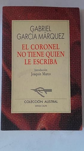 Seller image for El coronel no tiene quien le escriba for sale by Librera Ofisierra