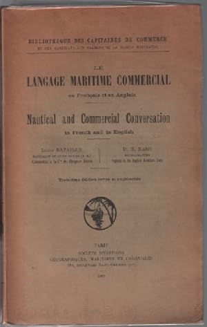 Le language maritime commercial commercial ( livre bilingue anglais-francais )