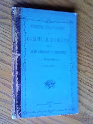 Opérations, essais et rapport du Comité des fruits de la Société d'agriculture et d'horticulture ...