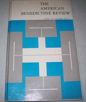 Image du vendeur pour The American Benedictine Review June 1972 mis en vente par Easy Chair Books