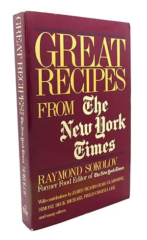 Imagen del vendedor de GREAT RECIPES FROM THE NEW YORK TIMES a la venta por Rare Book Cellar