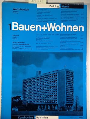 Bauen+Wohnen / Building+Home / Construction+Habitation 1, Januar 1957 - Wohnbauten, Projete, Neue...