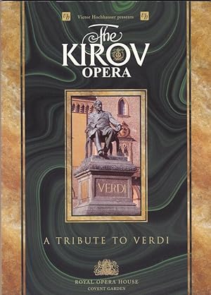 Bild des Verkufers fr Victor Hochhauser presents: The Kirov Opera - A tribute to Verdi zum Verkauf von Versandantiquariat Karin Dykes