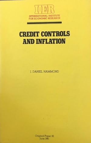 Seller image for Credit Controls and Inflation (Original Paper 32) for sale by BookMarx Bookstore