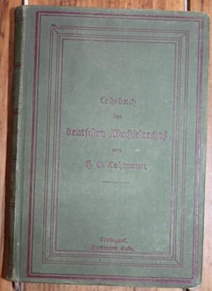 Lehrbuch des deutschen Wechselrechts Mit Berücksichtigung des österreichischen und des Schweizer ...