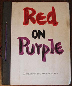 Image du vendeur pour Red on Purple. A Dream of the Ancient World. mis en vente par William Matthews/The Haunted Bookshop