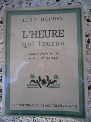 Bild des Verkufers fr L'heure qui tourne - Ornements graves sur bois de Herve Baille zum Verkauf von Frederic Delbos