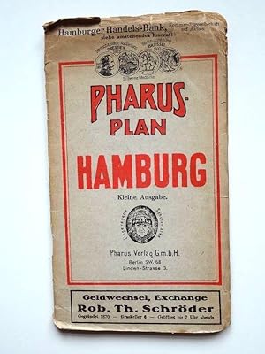 Pharus Plan Hamburg. Kleine Ausgabe. Sowie Plan des Zoologischen Gartens in Hamburg.