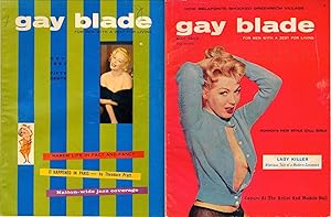 Gay Blade (2 Vintage pin-up magazines, 1957-59)