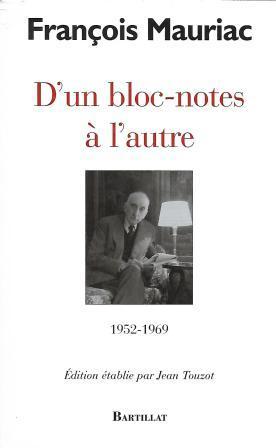 Seller image for D'un bloc-notes  l'autre 1952-1969 Edition tablie par Jean Touzot for sale by LES TEMPS MODERNES