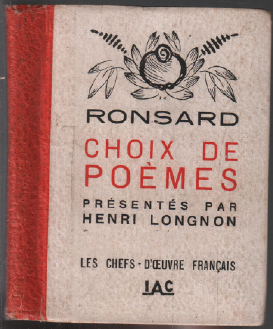 Ronsard / Choix de poèmes