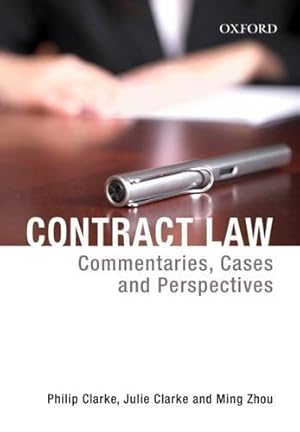 Imagen del vendedor de Contract Law: Commentaries, Cases and Perspectives a la venta por Bellwetherbooks