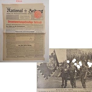 Bild des Verkufers fr National-Zeitung. Organ der Nationalsozialistischen Deutschen Arbeiterpartei. Dienstag, 12. September 1938 / Jahrgang 9, Nummer 249 Dieses Buch wird von uns nur zur staatsbrgerlichen Aufklrung und zur Abwehr verfassungswidriger Bestrebungen angeboten (86 StGB) zum Verkauf von Galerie fr gegenstndliche Kunst