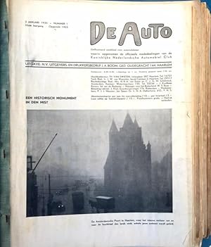 De Auto - ACS Revue, Geillustrierd weekblad voor automobilisten, (Heft 1 bis 23 komplett). (IN HO...