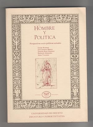 Immagine del venditore per Hombre y poltica. Perspectivas socio- polticas actuales. venduto da Librera El Crabo