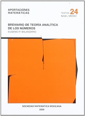Seller image for Breviario de teora analtica de los nmeros for sale by Imosver