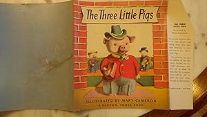 Seller image for The Three Little Pigs , ILLUSTRATED BY Mary Cameron, Dust Jacket Only, DUSTJACKET ONLY, NO BOOK DJ ONLY,with 3 Pigs on DJ front, for sale by Bluff Park Rare Books