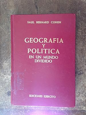 Seller image for Geografa Y Poltica En Un Mundo Dividido for sale by La Bodega Literaria