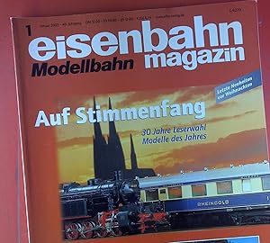 Imagen del vendedor de Eisenbahnmagazin Modellbahn. Januar 2002. Nr. 1. Inhalt: Auf Stimmenfang, 30 Jahre Leserwahl, Modelle des Jahres. SBB-Jubilum, seit 100 Jahren bergauf u.a. a la venta por biblion2