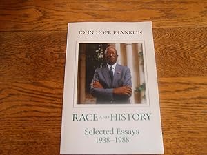 Seller image for Race and History Selected Essays, 1938-1988 for sale by Rutledge Rare Books