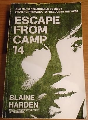 Imagen del vendedor de ESCAPE FROM CAMP 14 a la venta por Happyfish Books