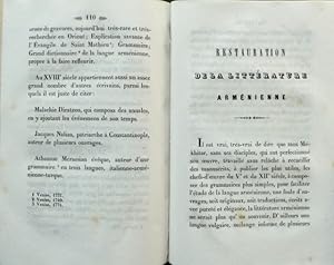 Mkhitaristes de Saint-Lazare, histoire d'Armnie, littrature armnienne, par Le Vaillant de ...