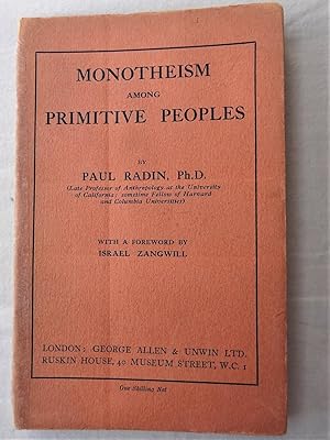 MONOTHEISM AMONG PRIMITIVE PEOPLES