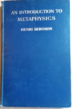 Seller image for AN INTRODUCTION TO METAPHYSICS for sale by Douglas Books
