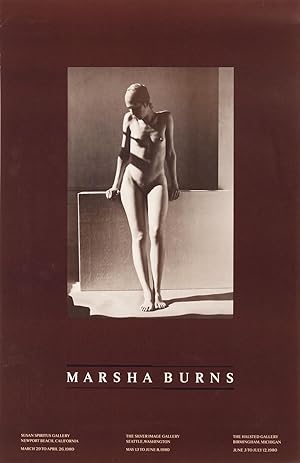 Imagen del vendedor de Marsha Burns: Exhibition Poster (Untitled, August 1978) a la venta por Vincent Borrelli, Bookseller