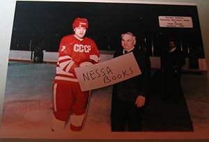 Sergey Yashin (photo) of the Russian National Team vs Team Canada - January, 1987