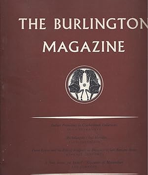 Image du vendeur pour THE BURLINGTON MAGAZINE Volume CXIX Number 893 August 1977 mis en vente par ART...on paper - 20th Century Art Books