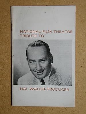 Seller image for National Film Theatre Tribute to Hal Wallis - Producer. for sale by N. G. Lawrie Books