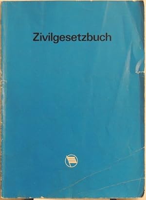 Bild des Verkufers fr Zivilgesetzbuch der Deutschen Demokratischen Republik mit Einfhrungsgesetz - Textausgabe mit Sachregister zum Verkauf von Peter-Sodann-Bibliothek eG