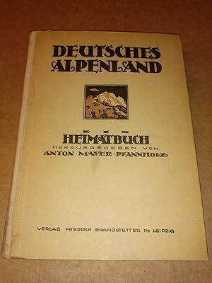 Immagine del venditore per Deutsches Alpenland - Ein Heimatbuch herausgegeben von Anton Mayer-Pfannholz mit Zeichnungen von Adolf Seitz Mnchen - mit Frontispiz: Zeichnung Allguer Stube - Exlibris auf Deckelinnenseite: signiert mit F. R. fr Emil Langenbach, Motiv: Berg Matterhorn venduto da GAENSAN Versandantiquariat