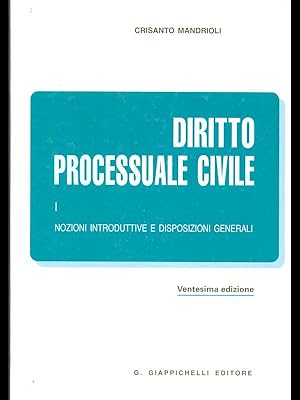 Seller image for Diritto processuale civile I. for sale by Librodifaccia