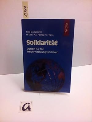 Seller image for Solidaritt. Optionen fr die Modernisierungsverlierer. for sale by AphorismA gGmbH