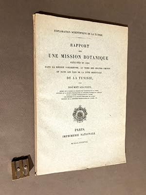 Rapport sur une mission botanique exécutée en 1884 dans la région saharienne, au nord des Grands ...
