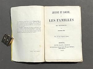 Jeanne et Louise,. Ou les familles de transportés.