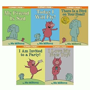 Seller image for Elephant & Piggie Set of 5 Books: There Is a Bird on Your Head!, Elephant & Piggie: Can I Play Too?, Elephant & Piggie: My Friend Is Sad, Elephant & Piggie: I Love My New Toy!, Elephant & Piggie: A Big Guy Took My Ball! [Paperback] Mo Willems for sale by Lakeside Books