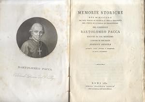 Bild des Verkufers fr MEMORIE STORICHE DEL MINISTERO DE' DUE VIAGGI IN FRANCIA E DELLA PRIGIONIA NEL FORTE DI S.CARLO IN FENESTRELLE. Scritte da lui medesimo e divise in tre parti. Edizione seconda riveduta dall'autore e corredata di nuovi documenti. zum Verkauf von studio bibliografico pera s.a.s.