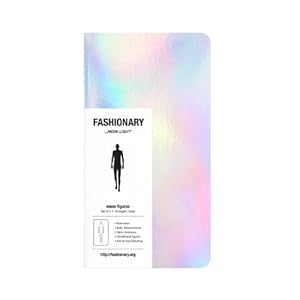 Seller image for Fashionary Mini Neon Light Mens Sketchbook A6 (Set of 3) (Hardcover) for sale by AussieBookSeller