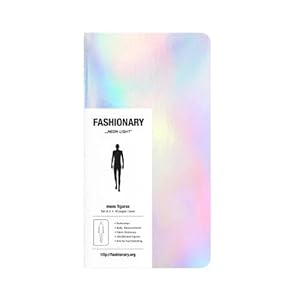 Seller image for Fashionary Mini Neon Light Mens Sketchbook A6 (Set of 3) (Hardcover) for sale by Grand Eagle Retail