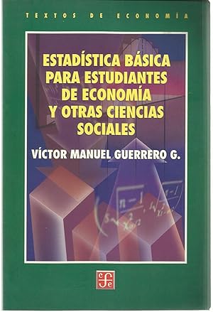 Immagine del venditore per Estadstica bsica para estudiantes de economa y otras ciencias sociales venduto da TU LIBRO DE OCASION