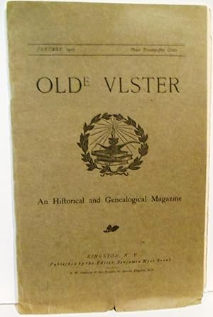 Imagen del vendedor de The Washingtons in Kingston (New York) 1782 Olde Ulster Vol. III No. I Jan. 1907 a la venta por Philosopher's Stone Books