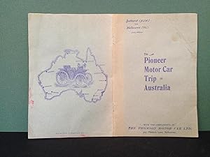 A Record of the Pioneer Trip of the Thomson Motor Car - Driven by H. Thomson (the Inventor), Acco...