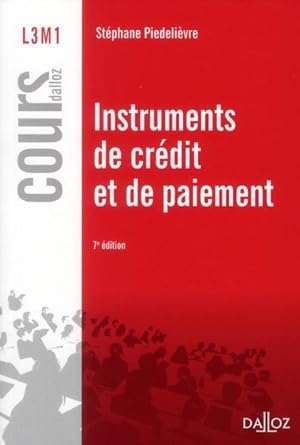 instruments de crédit et de paiement (7e édition)