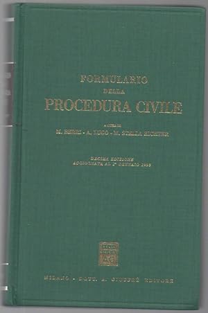 Imagen del vendedor de Formulario della procedura civile a la venta por Invito alla Lettura