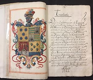 Hidalguia de Gabriel de Rojas y Loyola, del Consejo de Su Magestad en el Supremo de Castilla.