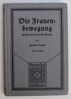 Seller image for Die Frauenbewegung in ihren modernen Problemen. for sale by Der Buchfreund